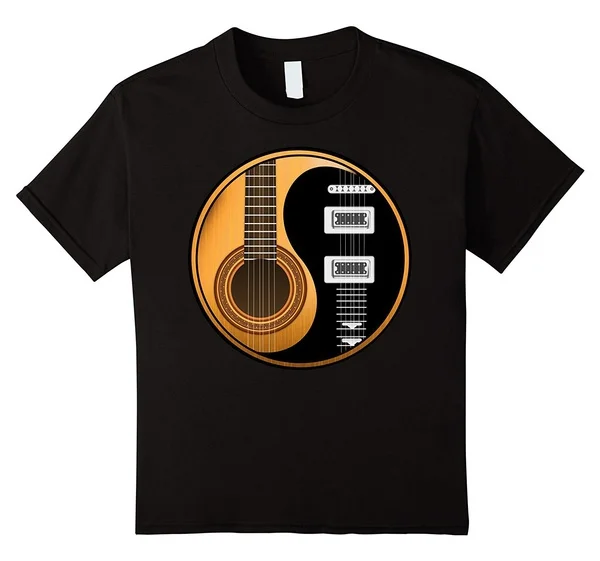 

Yin Yang Guitar Mens Fashion Trend T-Shirt