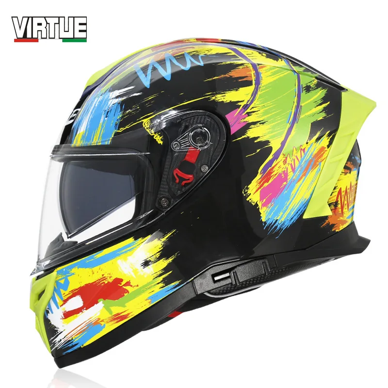 Downhill Helmet Engine Helmet Full Face Motor Integral Moto Motorcycle Equipment Construction Casco Patinete De Seguridad