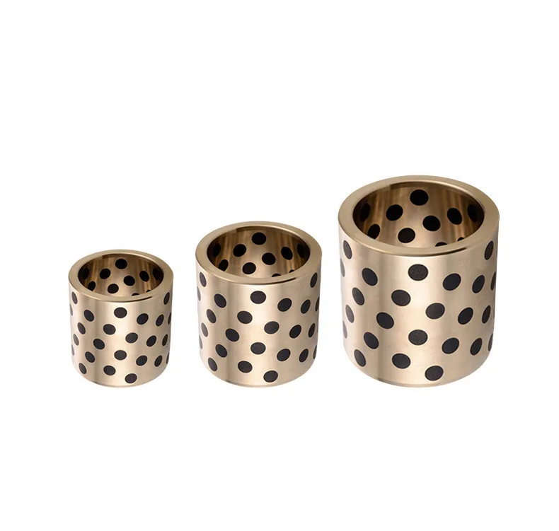 

4pcs 12x22x30 mm linear graphite copper set bearing copper bushing oil self-lubricating bearing JDB