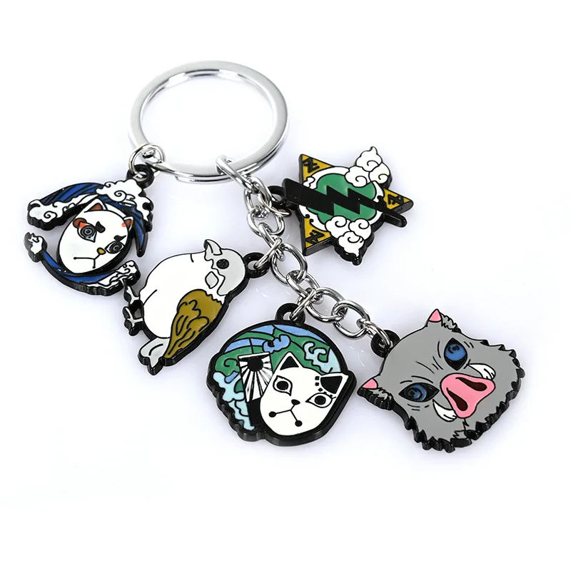 Брелок для ключей из аниме рассекающий демонов подходит подарка киметасу нет