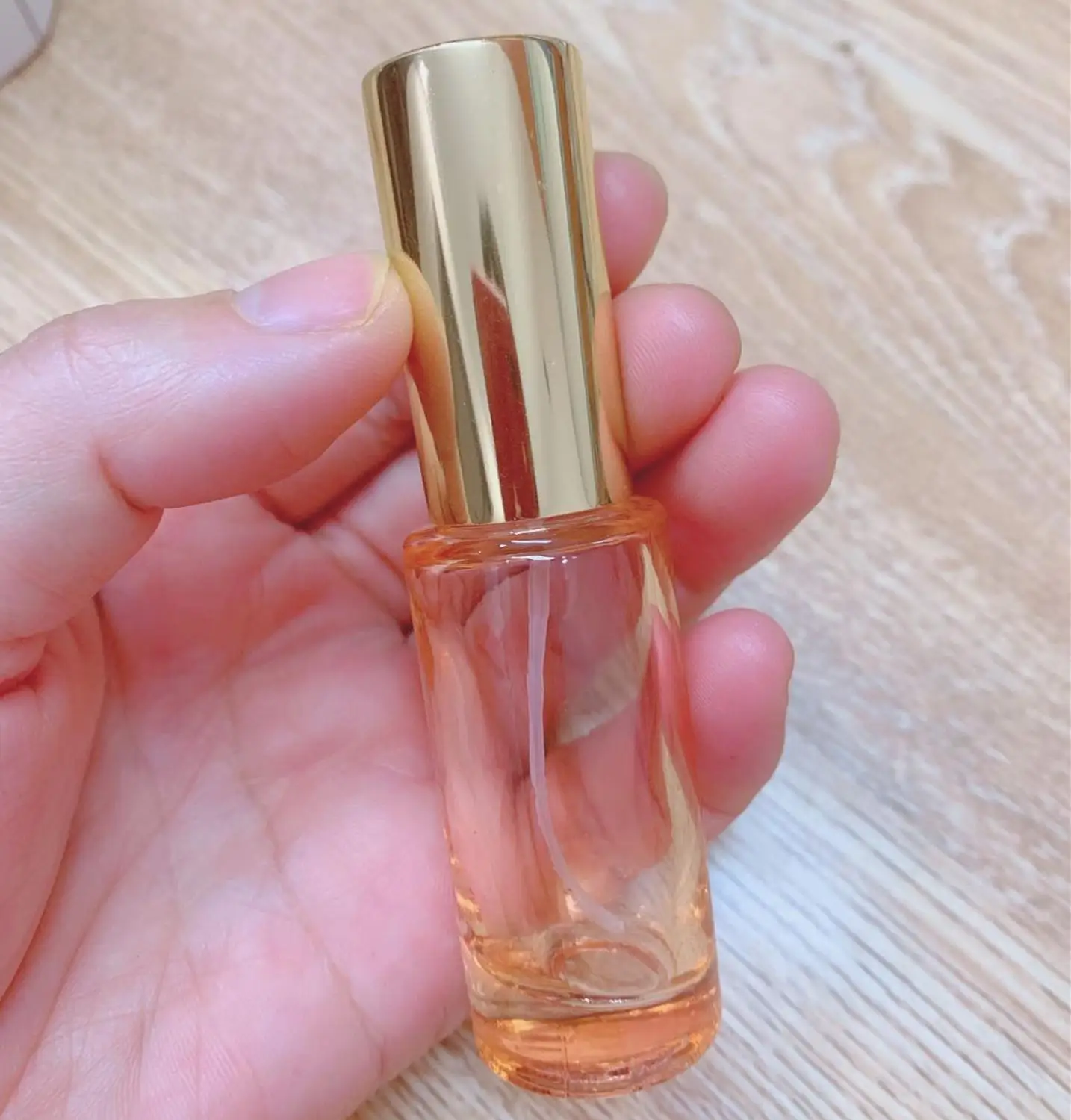 

15ML Long Cylindrical Three-color Spray Perfume Small Bottle 100PCS/LOT