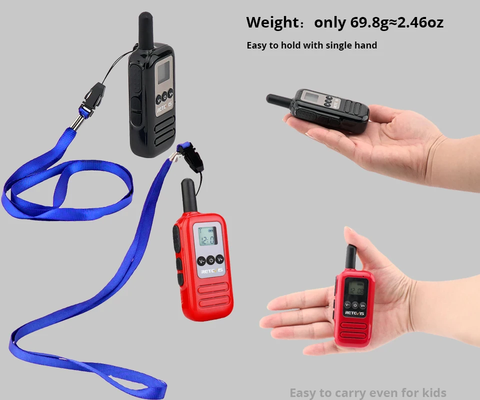 2 шт. RETEVIS RT65/665 мини рация UHF PMR/FRS Радио рация VOX TOT Scan двухстороннее радио Портативная радиостанция