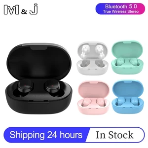 original a6s tws bluetooth earphone wireless headphone stereo sport earbuds microphone with charging box for xiaomi redmi airdot free global shipping
