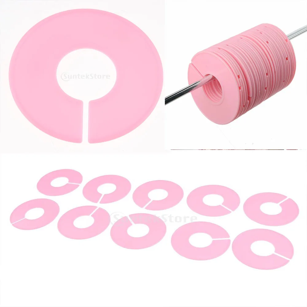 Разделители для размеров одежды 10 шт. разделители пустые круглые вешалки маркер