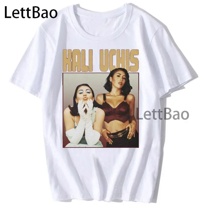 

Kali Uchis Men/woman Tee Shirt Loose Fashion T Shirt Short Sleeve Summer unisex T-Shirt Punk clothing 2021