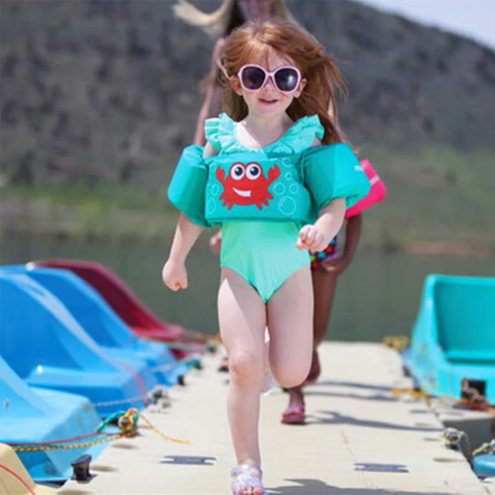 

Puddle Jumper Kids Arm Ring Life Vest Floats Foam Safety Life Jacket Sleeves Armlets Swim Circle Tube Ring Swim Foam Pool Toy