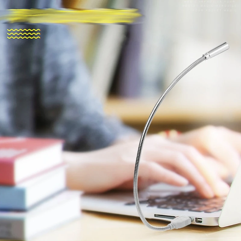Гибкая USB светильник светодиодный Портативный змея Форма компьютера лампа для