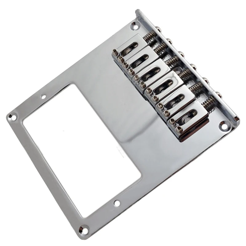 1 упаковка квадратный 6 Седло мост цинковый сплав для Tele Humbucker Замена|Детали и