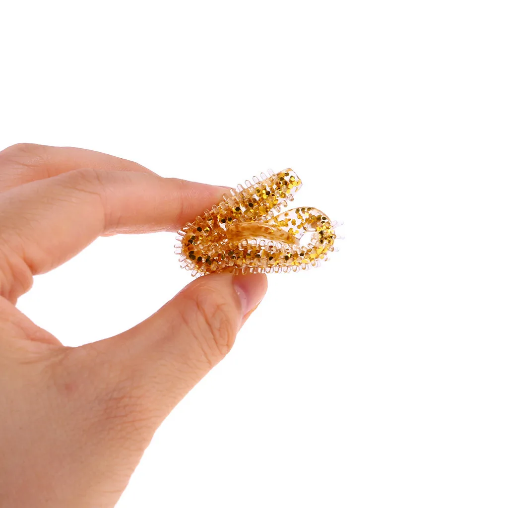 5 шт. кудрявые однохвостовые мягкие рыболовные приманки полихроматические