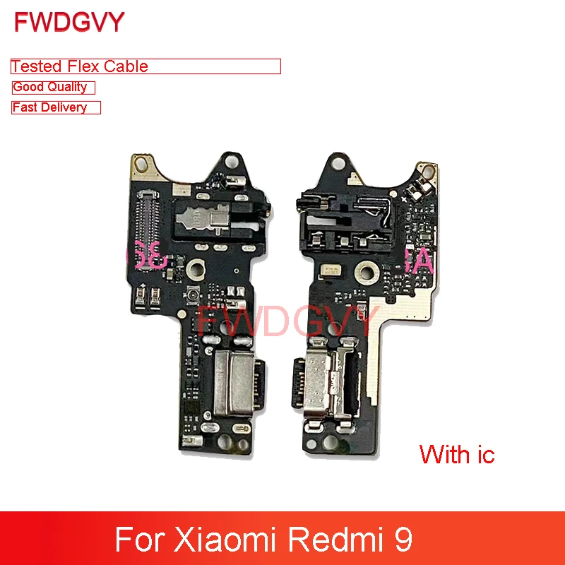 

NEW For Xiaomi Redmi 9 USB Charger Dock Connect Charging Flex Cable Repair Spare Parts