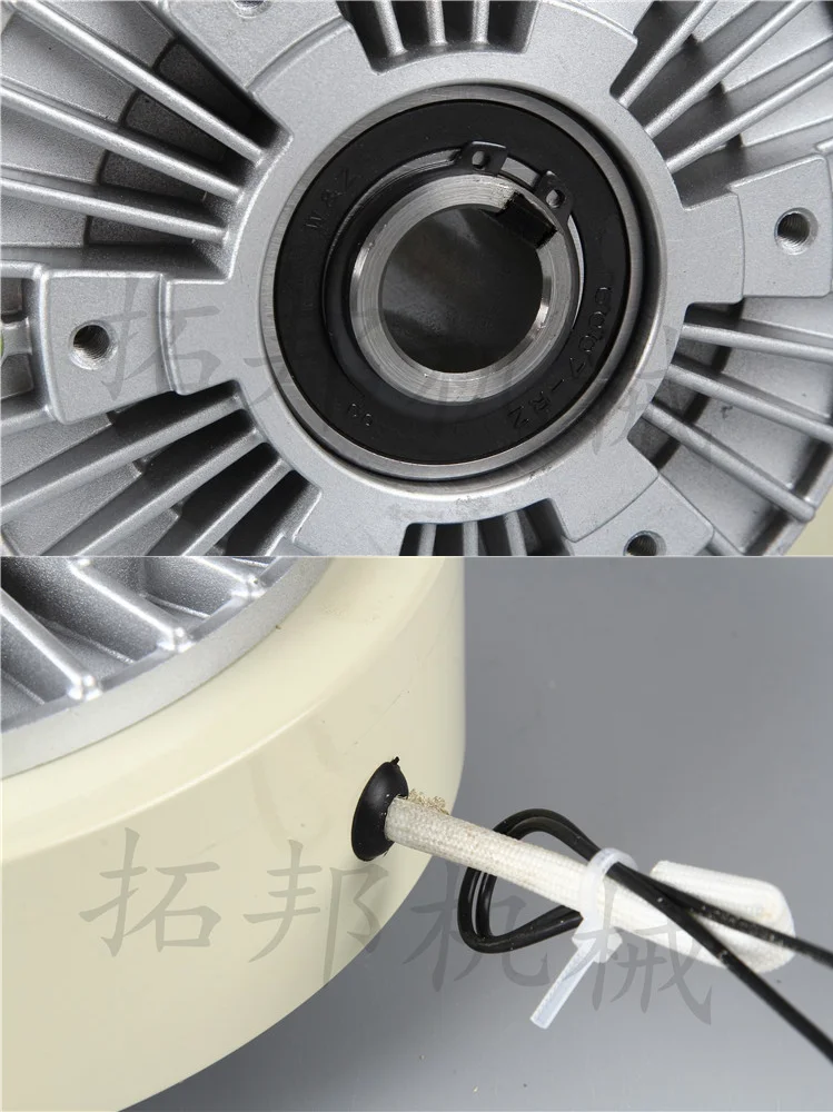 Полый вал тормозной 1 2 кг Тип отверстия Электромагнитная Порошковая муфта 24В