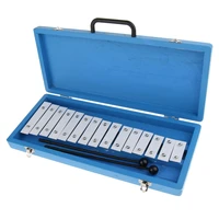 sunnimix aluminum 15 tones glockenspiel xylophone with case preschool learning educational toys