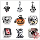 Браслет Pandora женский из серебра 925 пробы, с подвеской-демоном