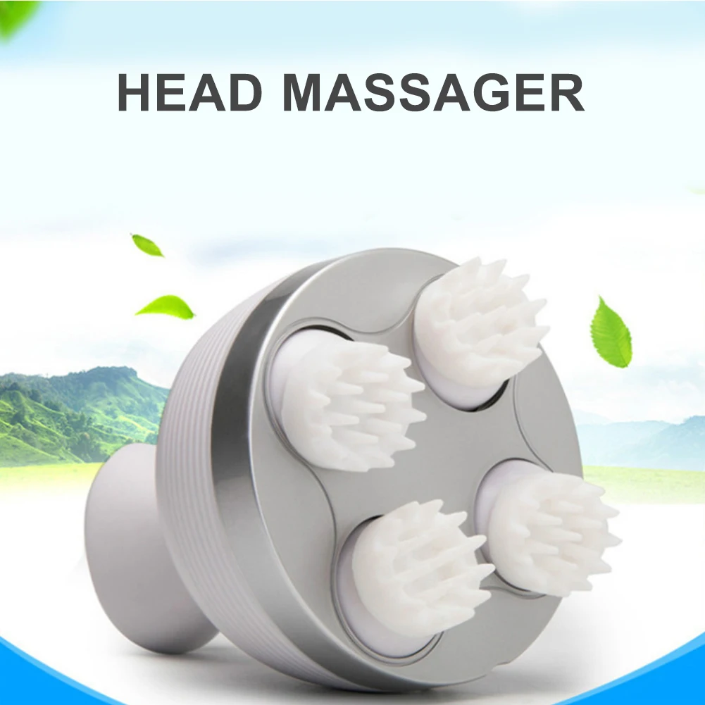 

Электрический массажер для головы, беспроводной массажер для кожи головы, водонепроницаемый массажер для тела, уход за здоровьем, массаж пл...