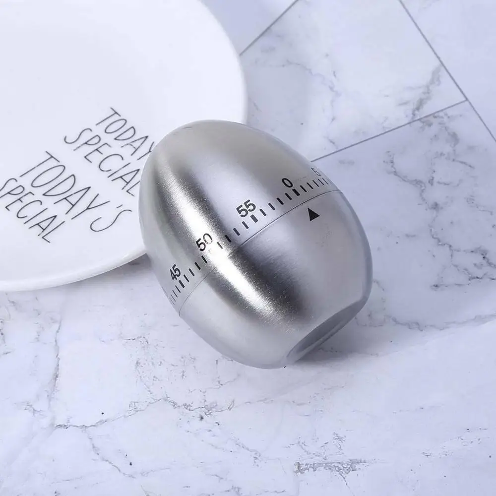 

Egg-shaped Timer, 60-minute Student Timer Baking Cooking Reminder Reloj Cocina Temporizador Cooking Clock Kitchen Timer