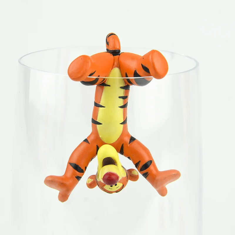 tiger Япония оригинальные капсульные игрушки милые домашние животные 8 комплектов мини-Ежик путитто стеклянные гашапон фигурки настольные детские игрушки - Цвет: tiger