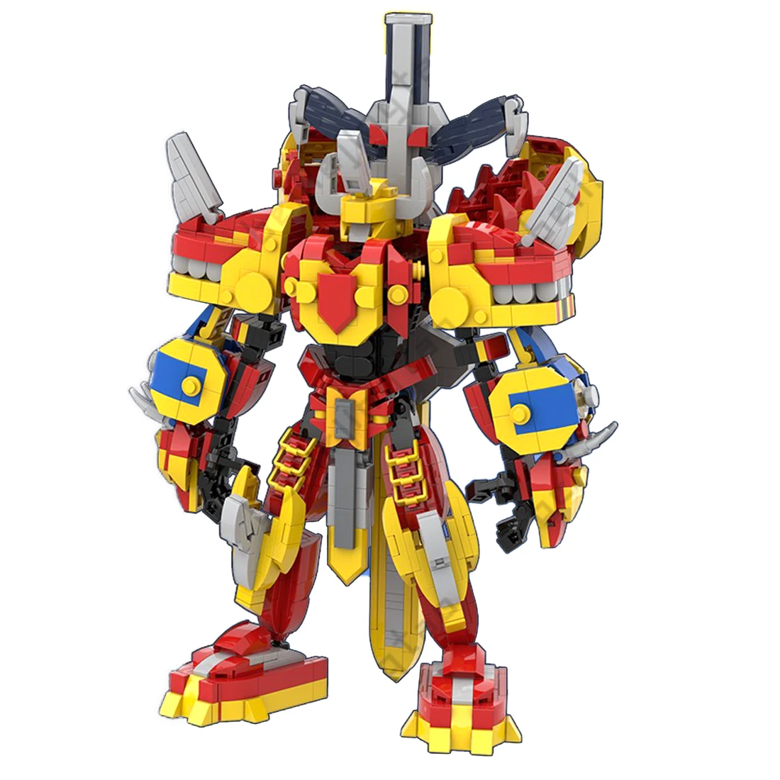 

1220 шт., Детский конструктор MOC Mecha серии «сделай сам»