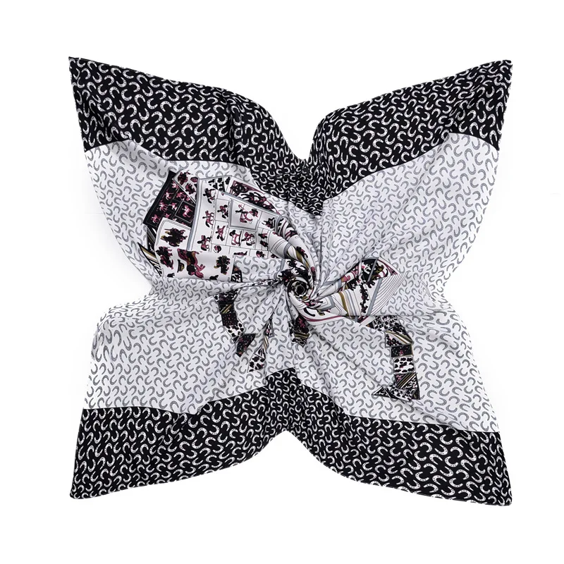 Новый модный дизайн в европейском и американском стиле большой квадратный шарф с