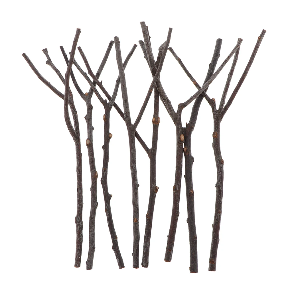 

8 Pack Natural Wood Branches Farmhouse Style Real Tree Branches DIY Rustic Floral for Home Decor Wedding Centerpiece