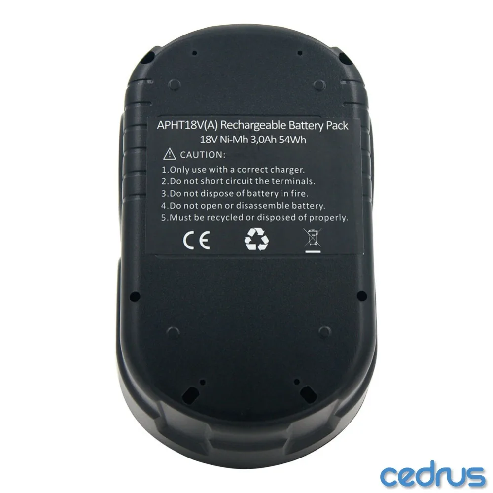 

Power Tool Replacement Battery 18V 3000mAh Ni-MH for Hitachi Rechargeable Battery EB1812S EB1814SL EB1820 EB1826HL EB1830 DS18DL