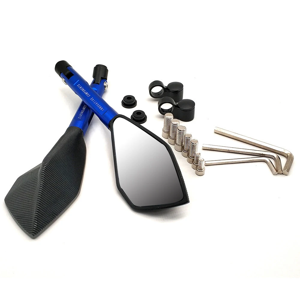 Универсальные мотоциклетные зеркала алюминиевое боковое зеркало заднего вида