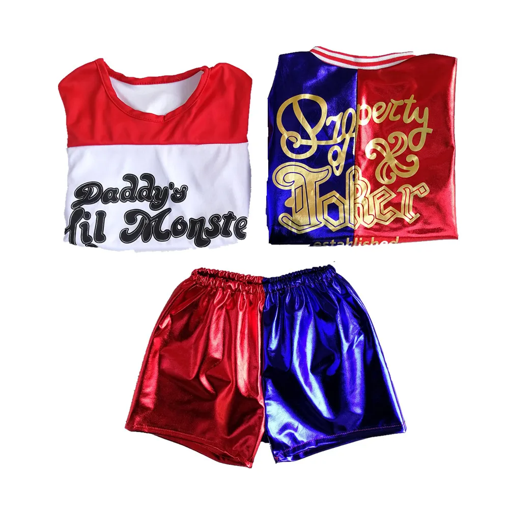 Рождественский костюм Пурим для девочек Харли из отряда самоубийц Квинна Харлин