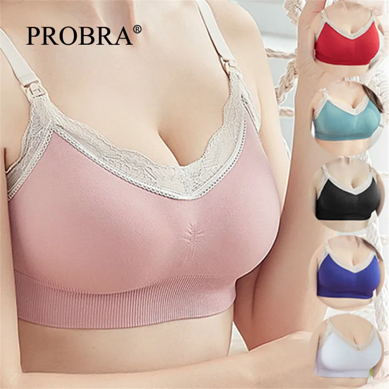 

Wireless Nursing Bras Pregnancy Clothes for Breastfeeding Bra Breast Sleep Underwear for Maternity Lace Bra Women