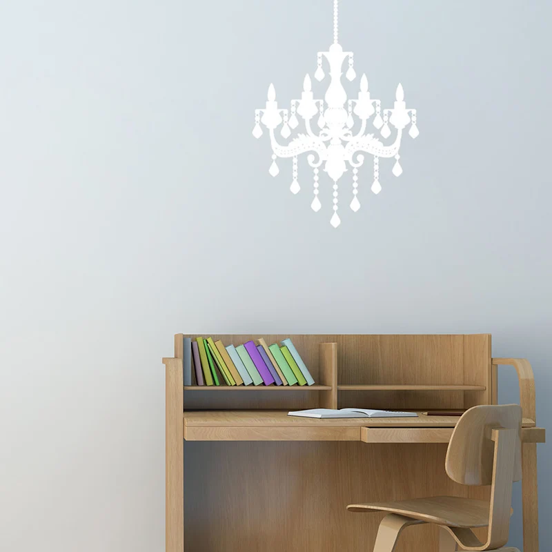 Виниловые настенные наклейки для люстры и силуэта | Дом сад