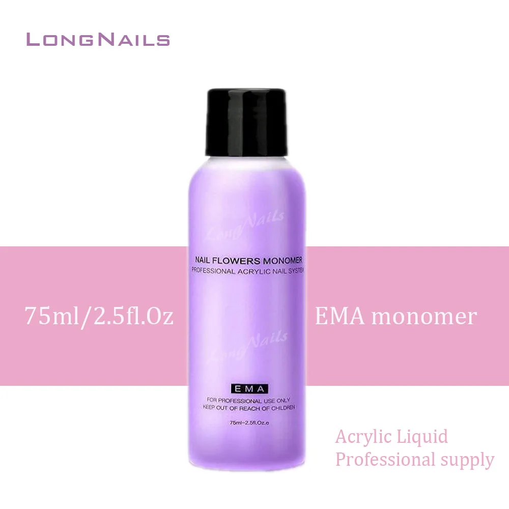 

1.4/2.5oz Nail Extension Acrylic Liquid 40/75ML EMA Monomer Sculpture For Profession Supply Nailart Manicure Acrylic LIQUID 2021