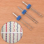 1 шт. новая двойная игла + складчатая прижимная лапка для шитья многофункциональная фурнитура игла для швейной машины