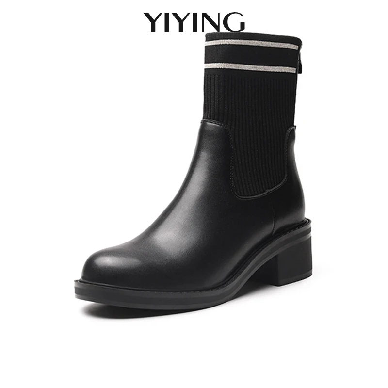 

Зимние теплые меховые сапоги, новинка 2020, модные женские узкие эластичные ботильоны из ткани, брендовые дизайнерские короткие сапоги