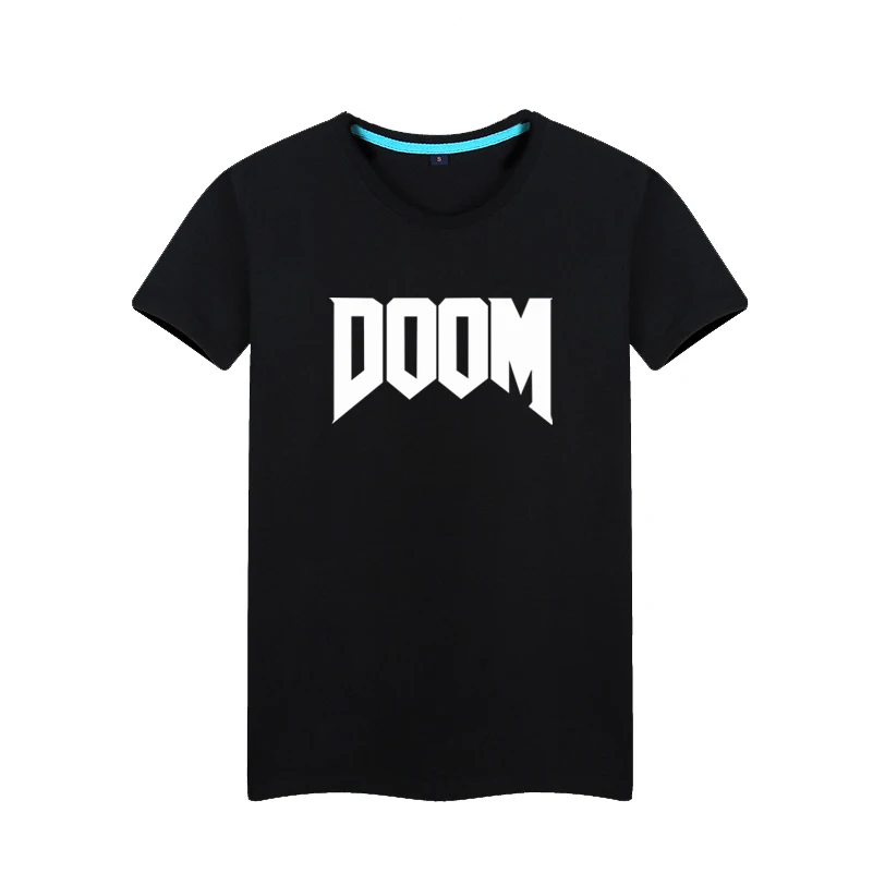 

COOL retro game fans cotton t shirt game fans cool DOOM t shirts ac554 Game concept t shirts