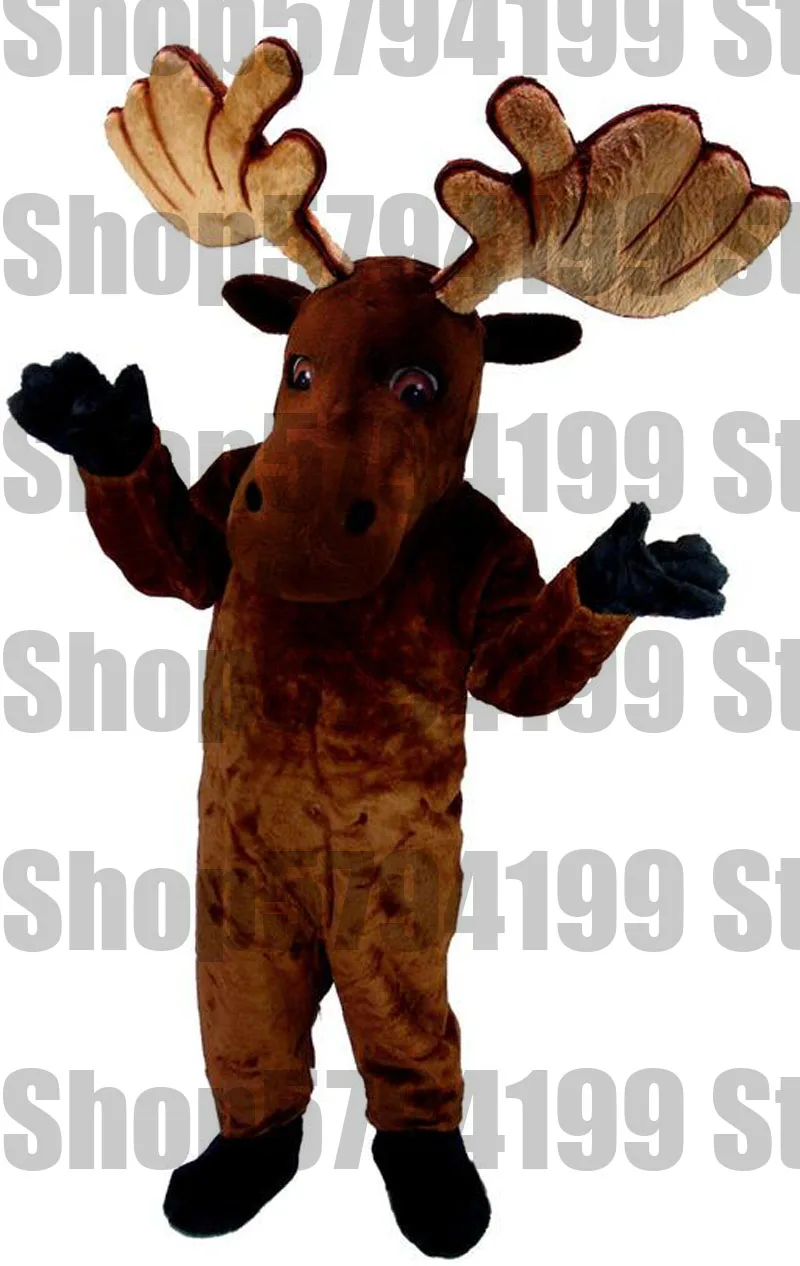 Индивидуальный # ELK (3) костюм Талисман из меха талисман костюмы для косплея