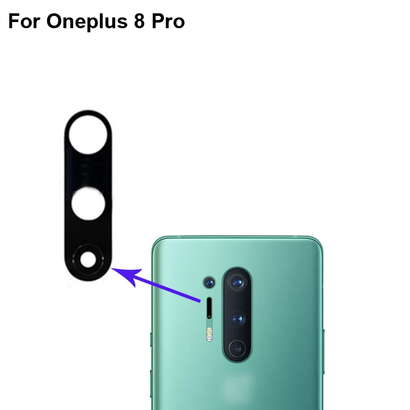 2 шт. Новинка для One plus 8 Pro oneplus сменный задний объектив камеры стекло оригинальное