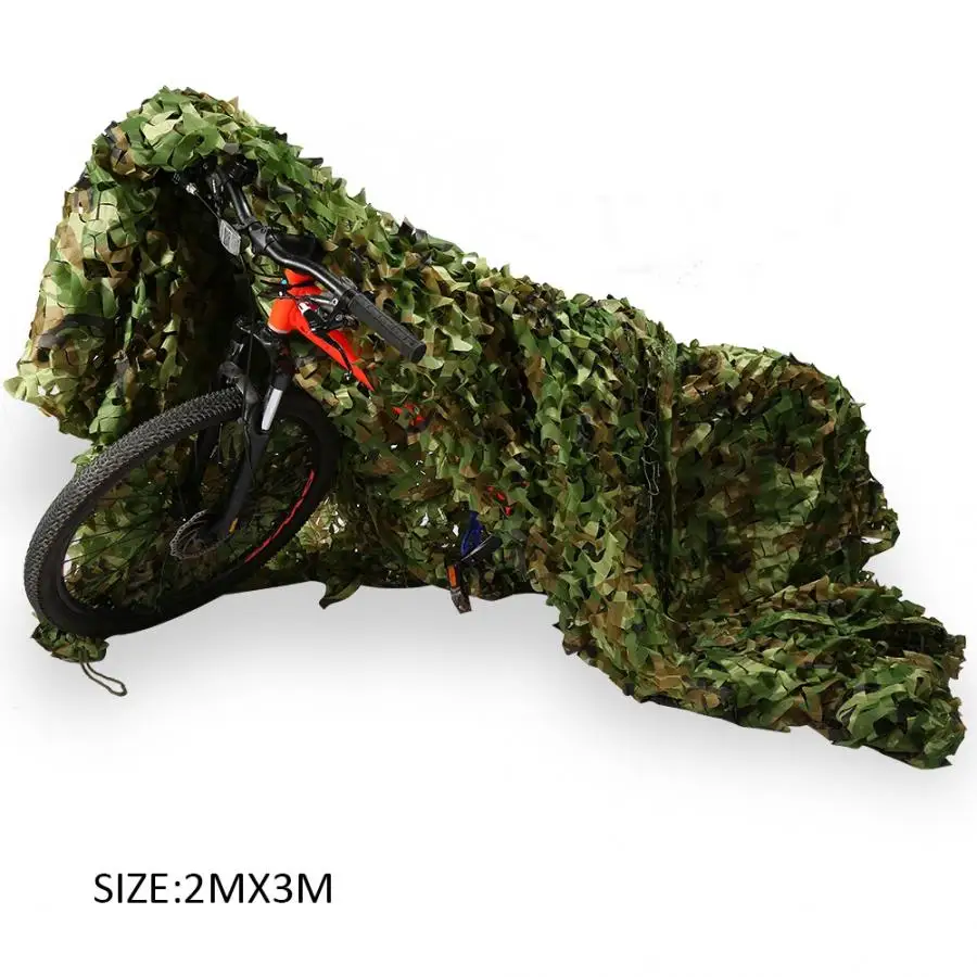 Охотничья Военная камуфляжная сетка 1 5 Х5 м тренировочная водонепроницаемая для