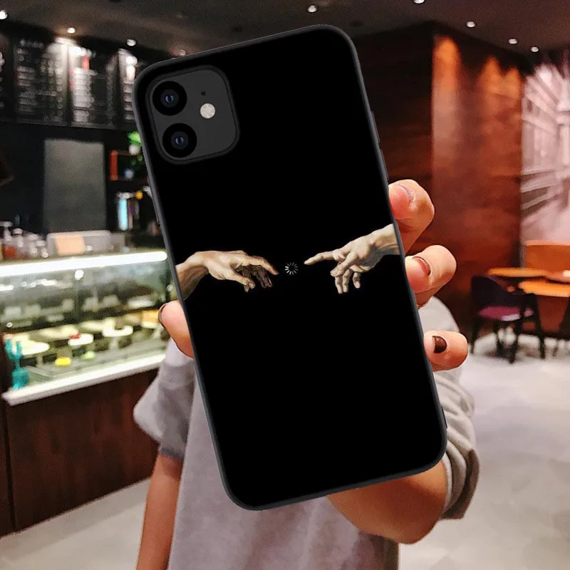 Новый Забавный чехол для iPhone 11 Pro Max 6 6s 7 8 Plus X XR XS телефона с абстрактным искусством