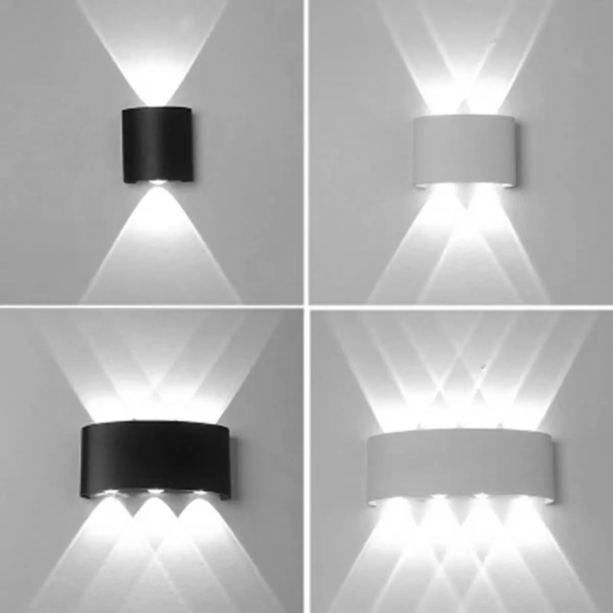 

Уличная Водонепроницаемая светодиодная настенная лампа, садовый алюминиевый комнатный светильник для спальни, гостиной, лестницы, светиль...