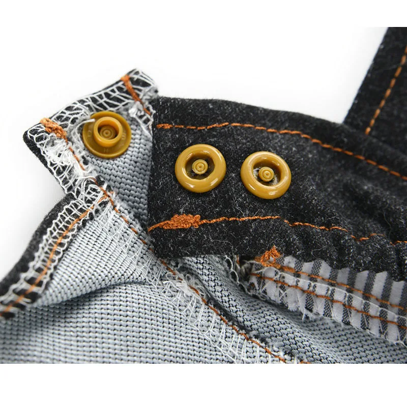 Одежда для собак DHJ77 джинсовое платье 3 цвета глубокий синий/черный/серый юбка