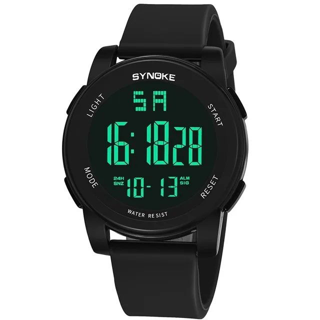 9002 black Новые светодиодные цифровые армейские часы для мужчин, 50 м, для дайвинга, для плавания, спортивные часы, модные уличные наручные часы для мужчин и женщин, Relogio Masculino - Цвет: 9002 black