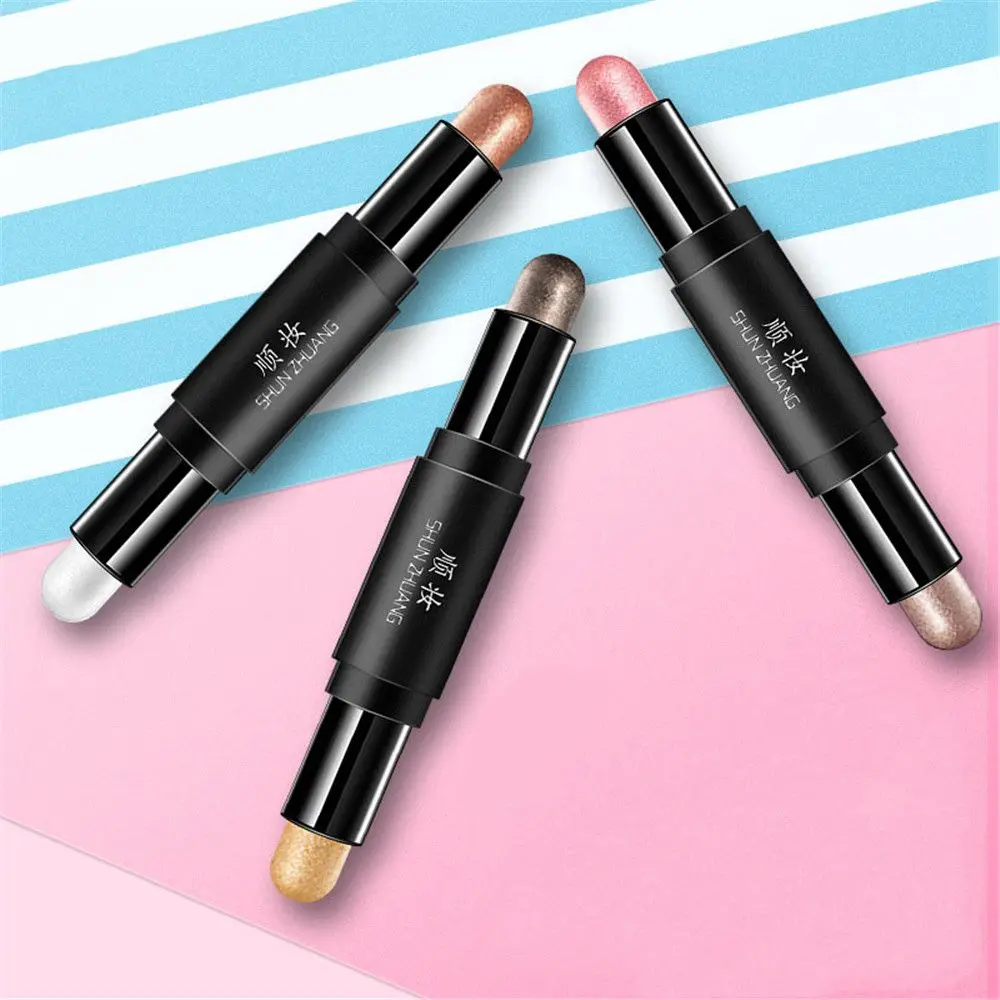 Косметические стойкие высокопигментированные тени для век двухсторонние