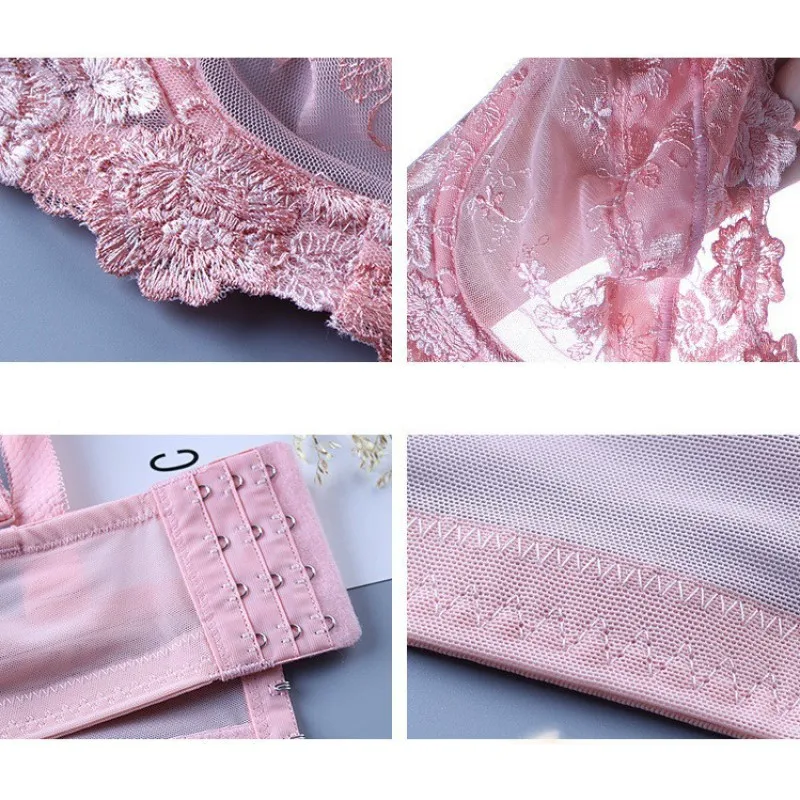 

Womens Minimizer Pink Bra Lingerie 34 36 38 40 42 44 46 48 B C D E F G H Underwire Bra Intimates Underwear Brallete Plus Size