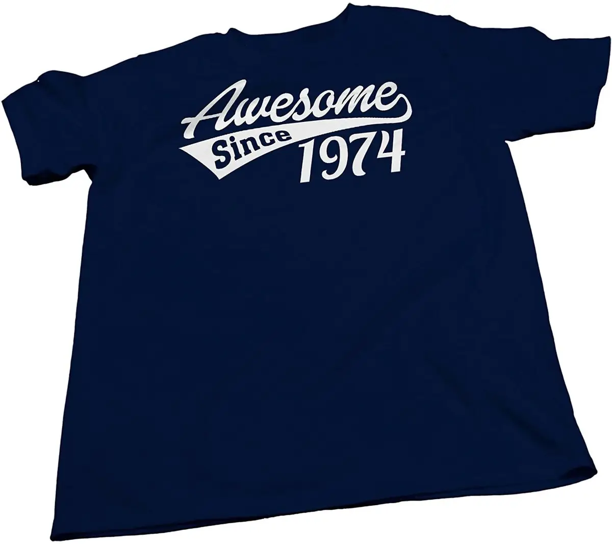 

Fashion Cool Men T shirt 47th Birthday Gift Shirt - Awesome Since 1974 Women Funny print tshirt