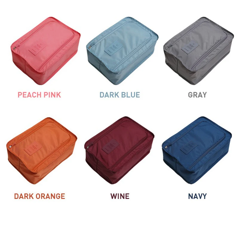 Складная дорожная сумка для хранения обуви портативная водонепроницаемая