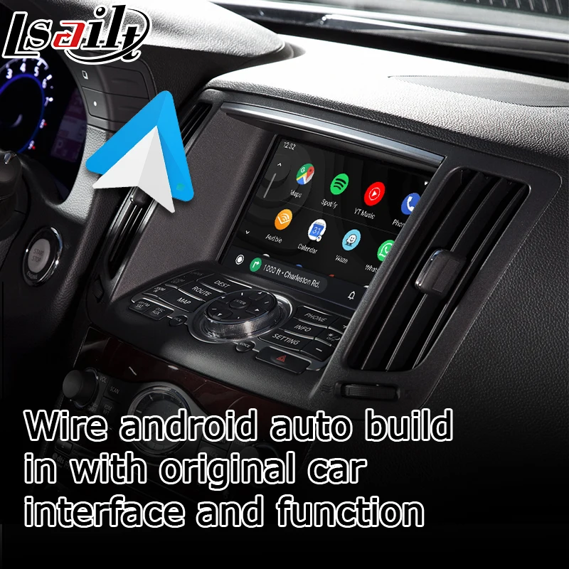 Интерфейсная коробка Carplay для Infiniti G37 / Q40 2009-2016 с Q70 QX50 QX60 QX70 QX80 Skyline Android Авто youtube play