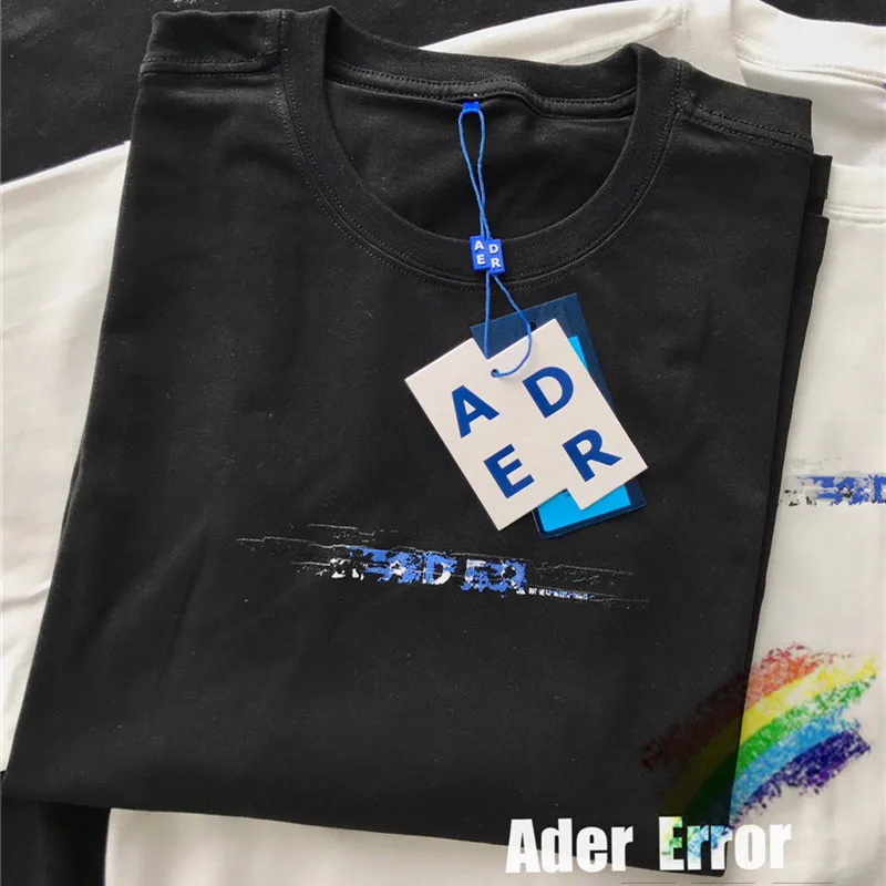 

Ader Error T-shirt 2021SS Men Women A Logo ADER Blurry Adererror Logo Short Sleeve High Quality Tops Tee