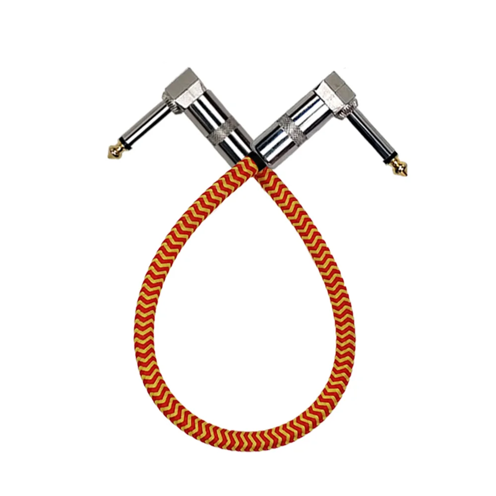 gitarre effektor verbinden kabel 635mm durchmesser geflochtene kupfer draht geeignet für elektrische gitarre mikrofone free global shipping