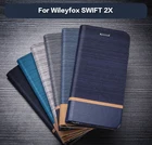 Кожаный флип-чехол для Wileyfox Swift 2X, чехол-книжка для Wileyfox Swift 2 Swift, деловой чехол, Мягкая силиконовая задняя крышка из ТПУ