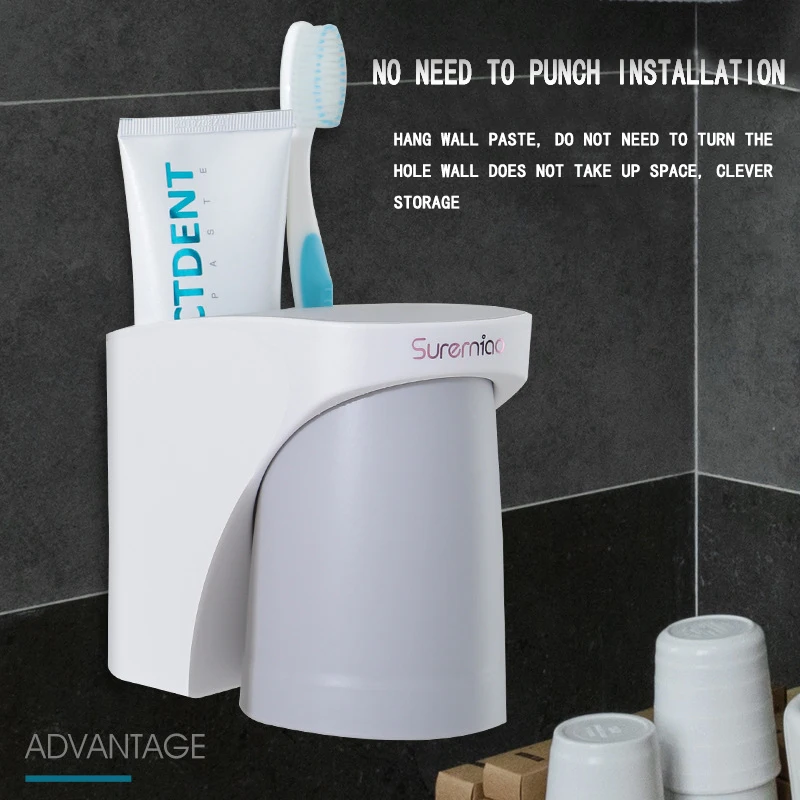 Держатель для зубной щетки на магнитной присоске | Дом и сад