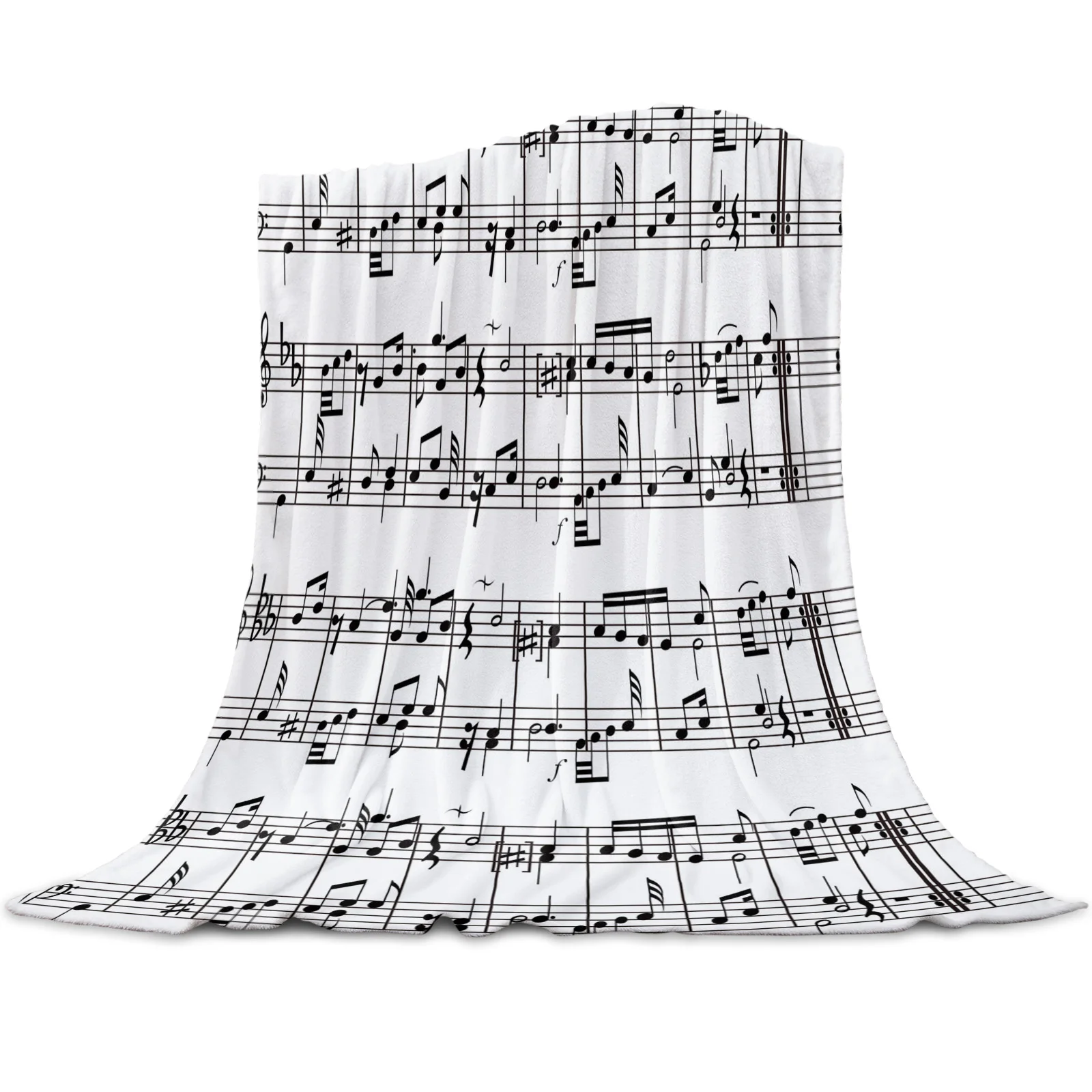

Черно-белое покрывало Tab Music Note, мягкое удобное Фланелевое плюшевое одеяло из микрофибры, теплые простыни для дивана и кровати