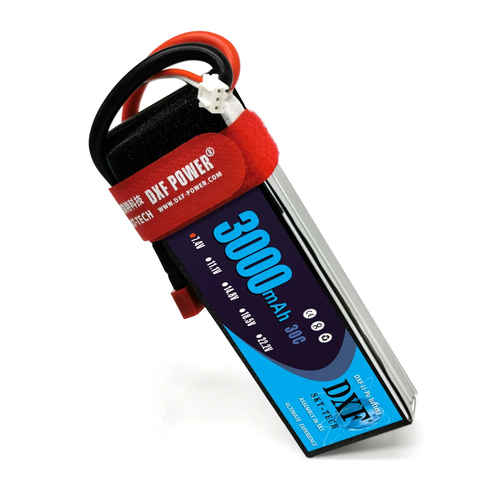 

DXF 3000mAh 7.4V 30C-60C Lipo battery 2S XT60/DEANS/XT90/EC5 For AKKU Drone FPV Truck four axi Helicopter RC Car Airplane